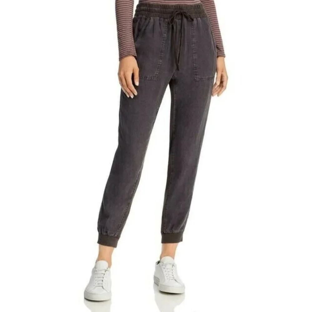 Splendid Lakeside joggers linen blend in lead gray size XL - Picture 1 of 9
